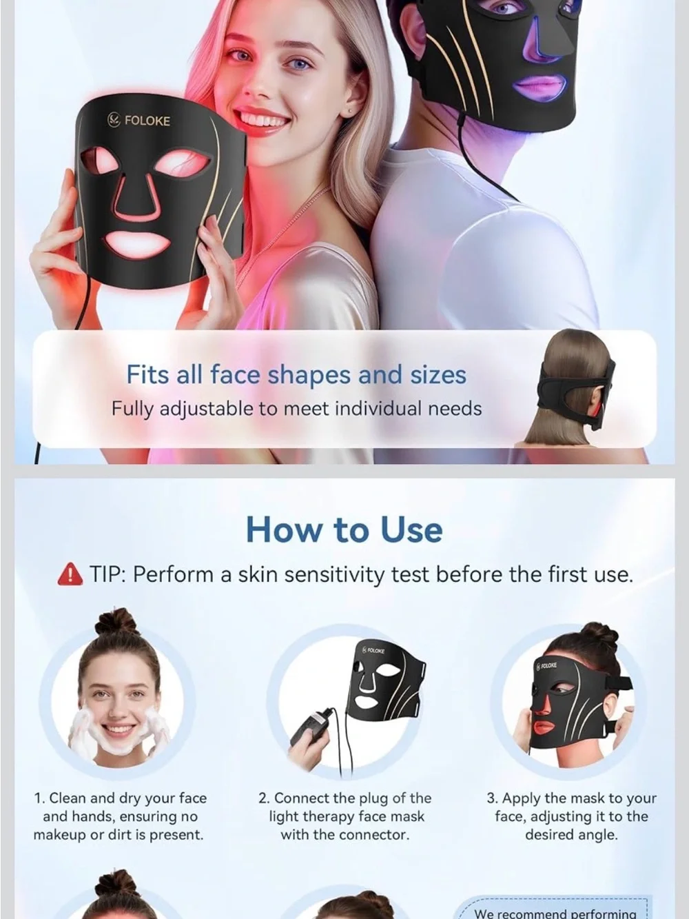 Foloke led face
